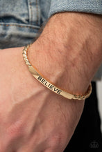 Load image into Gallery viewer, Keep Calm and Believe - Gold (UNISEX)
